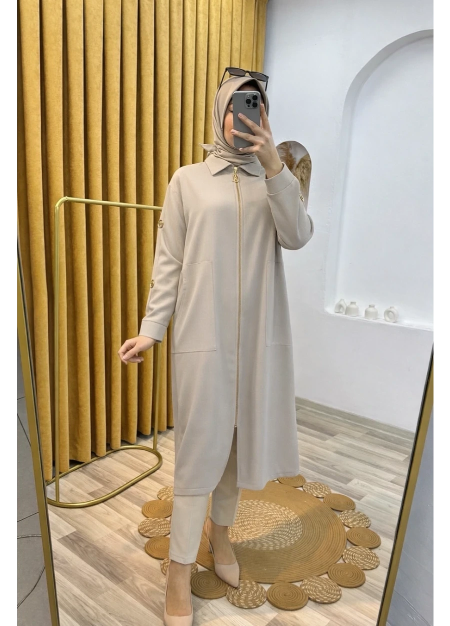 Armine Trend Fermuarlı Giy Çık Taş