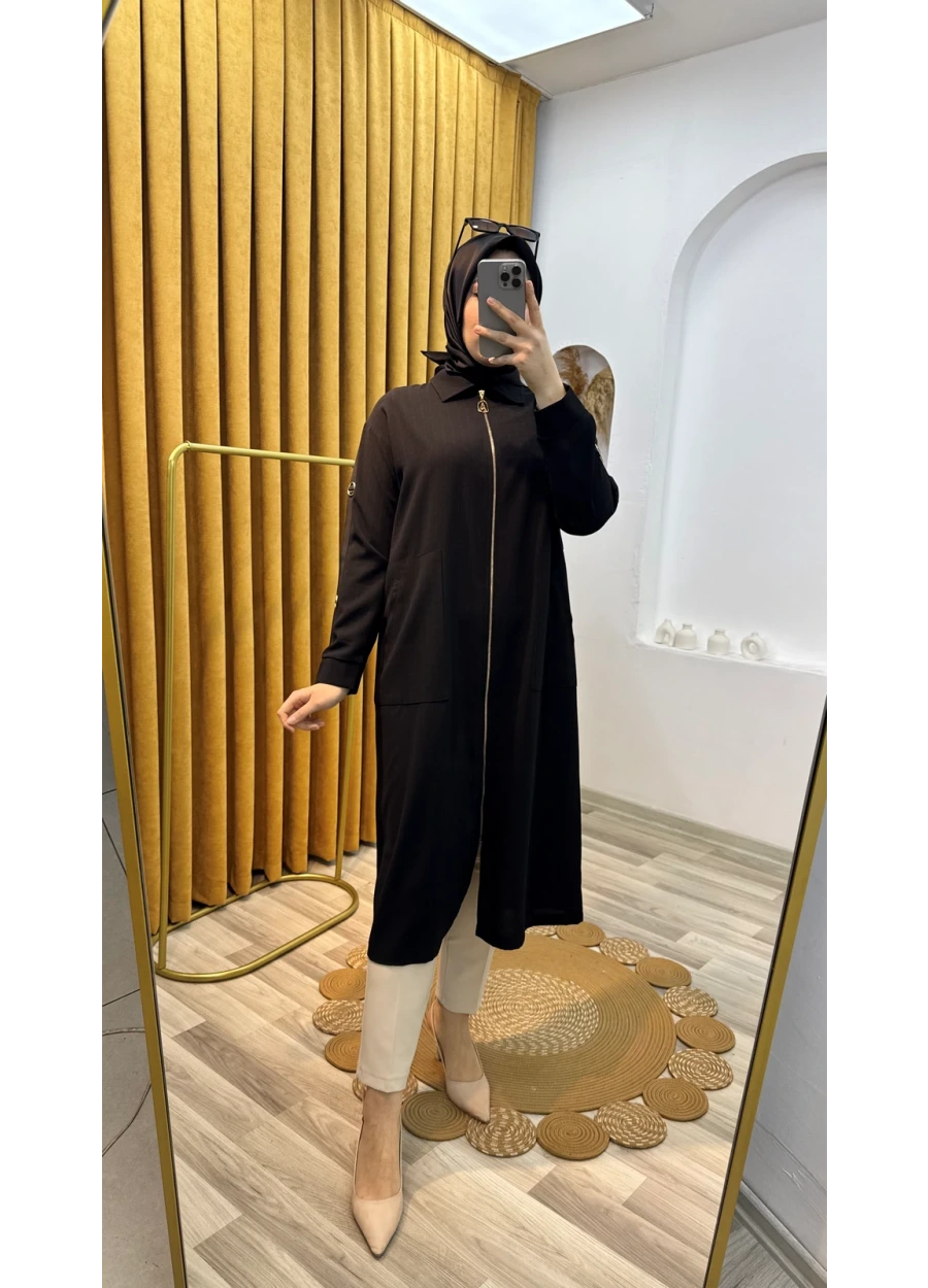 Armine Trend Fermuarlı Giy Çık Siyah