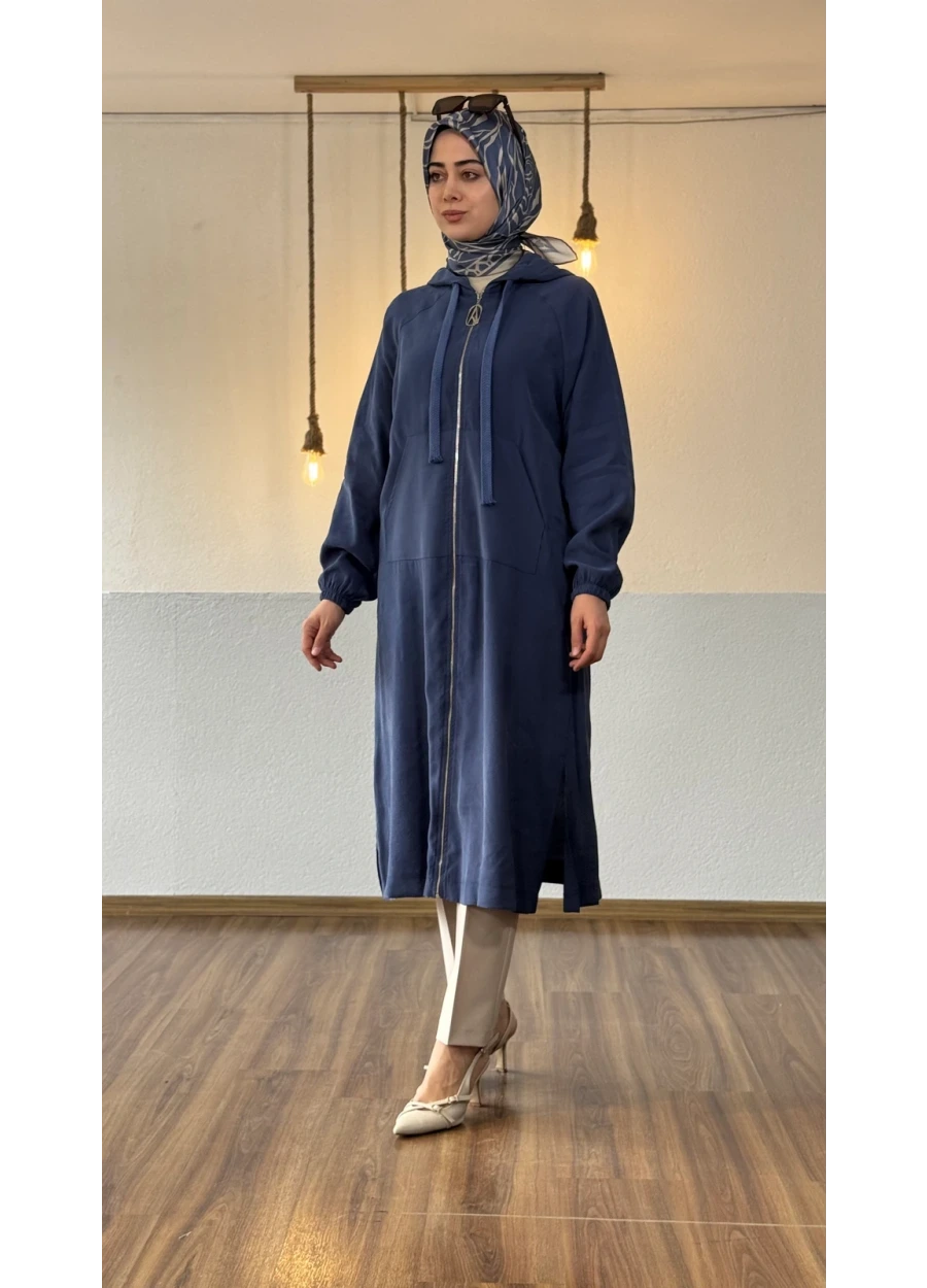 Armine Trend  Bel Arkadan Büzgülü Kap İndigo