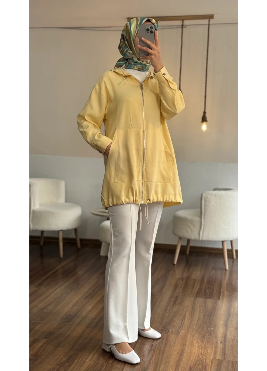 Marcha Kapüşonlu Giy Çık Sarı