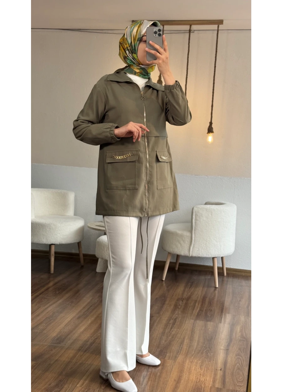 Armine Trend Cep Zincir Detay Kap Haki