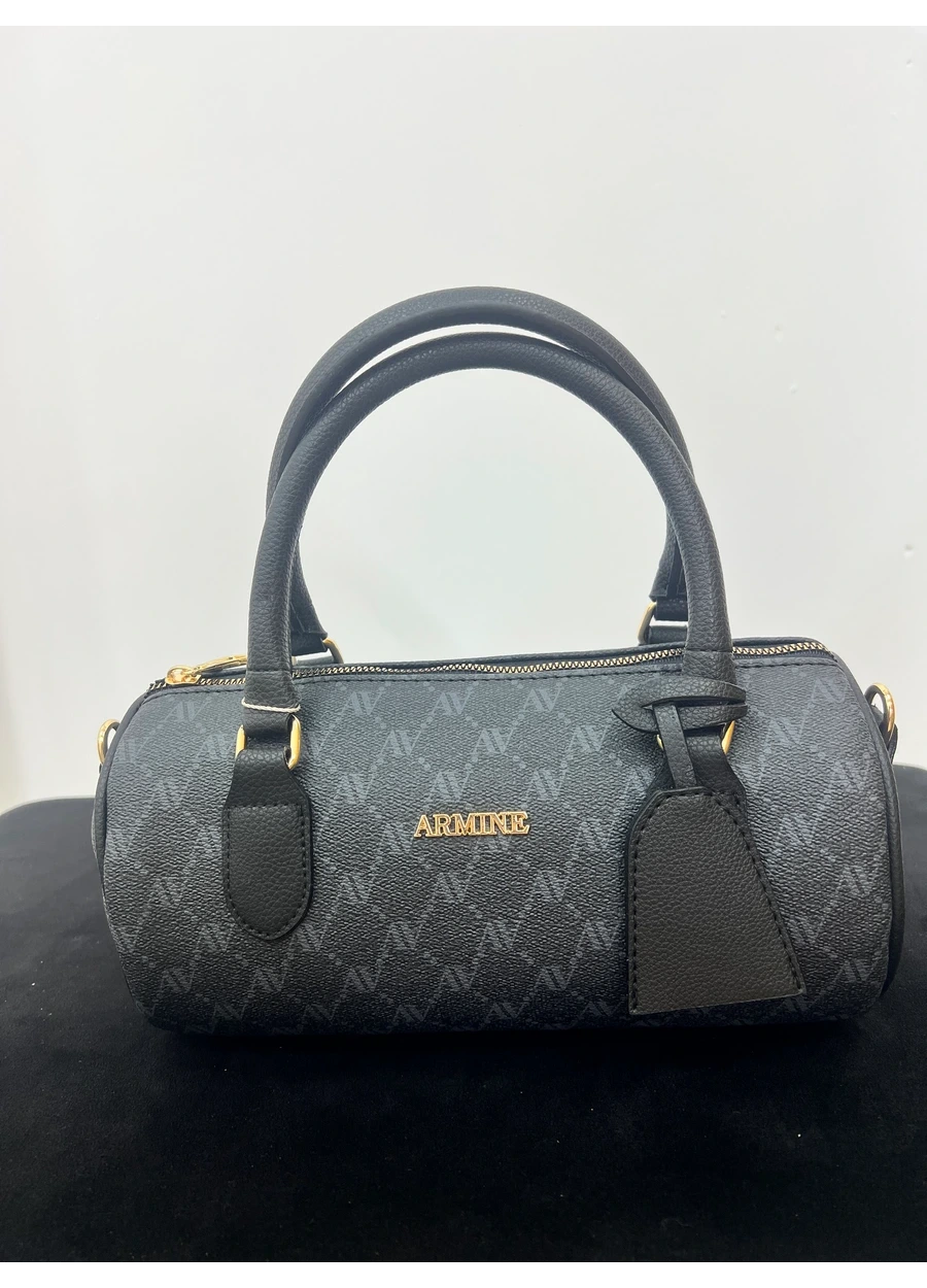 Armine 410 Bayan Çanta Siyah Noktalı