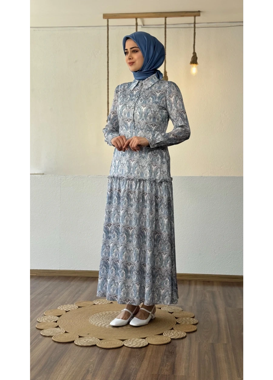 Esswaap Empire Desenli Elbise