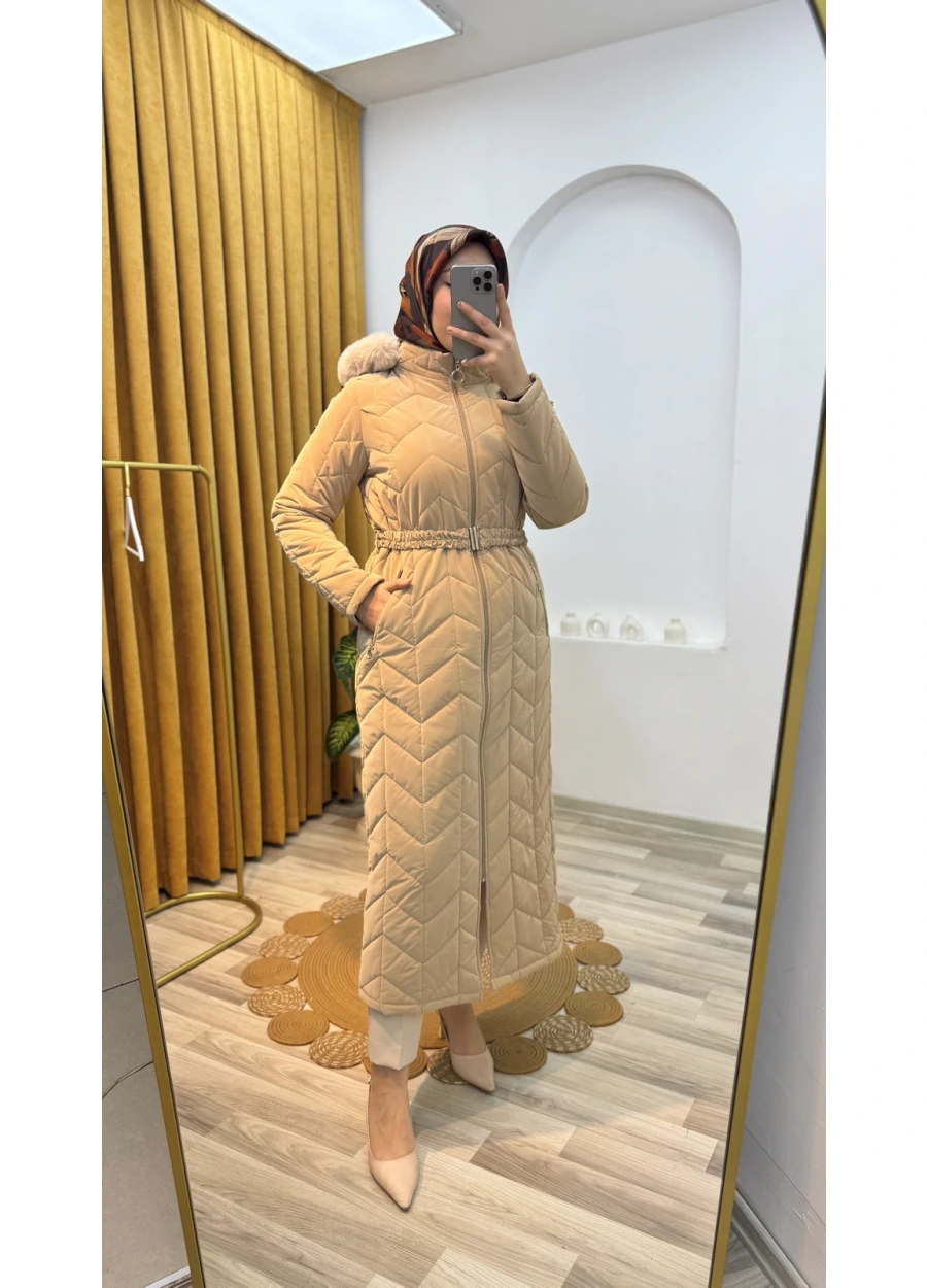 Esswaap Kapitone Tam Boy Kaban Bej