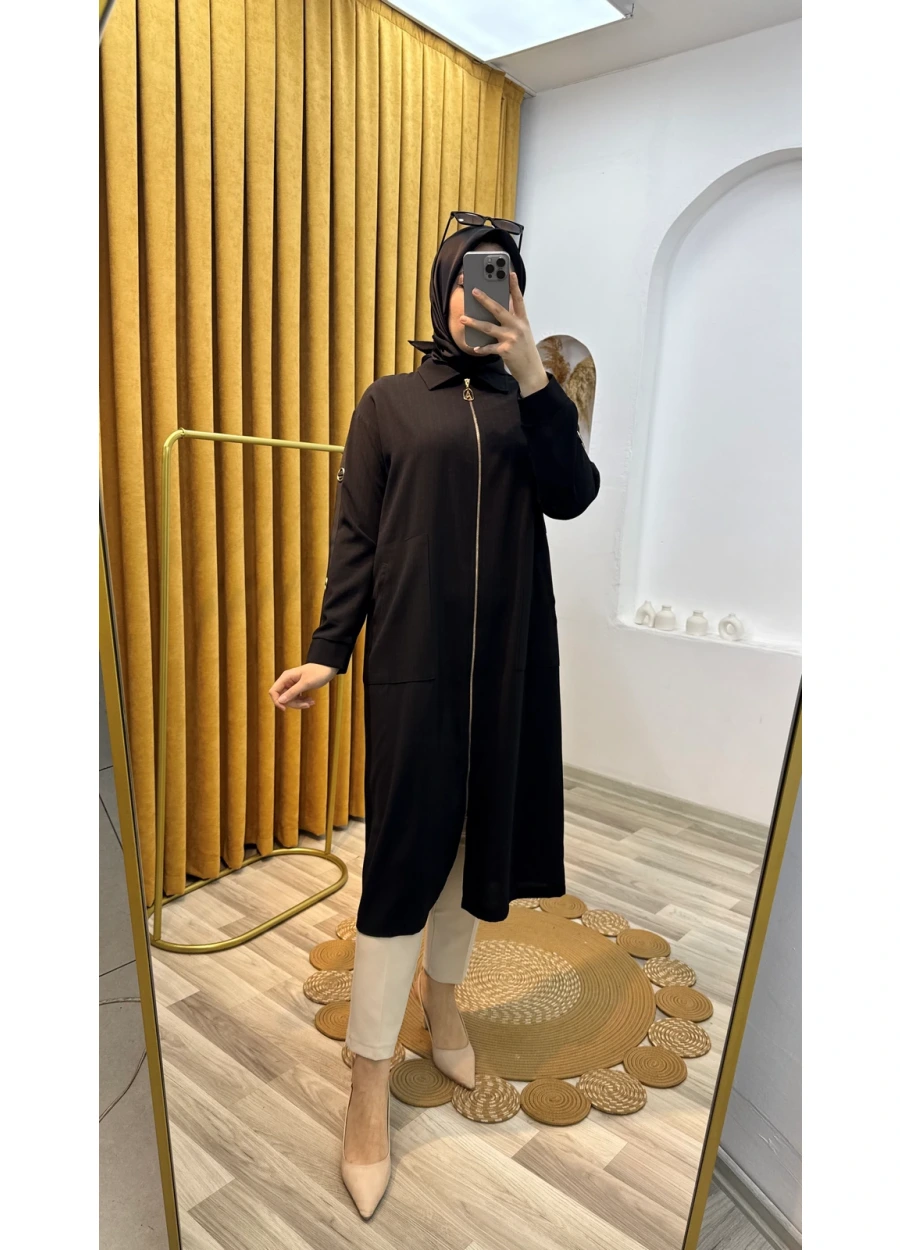 Armine Trend Fermuarlı Giy Çık Siyah