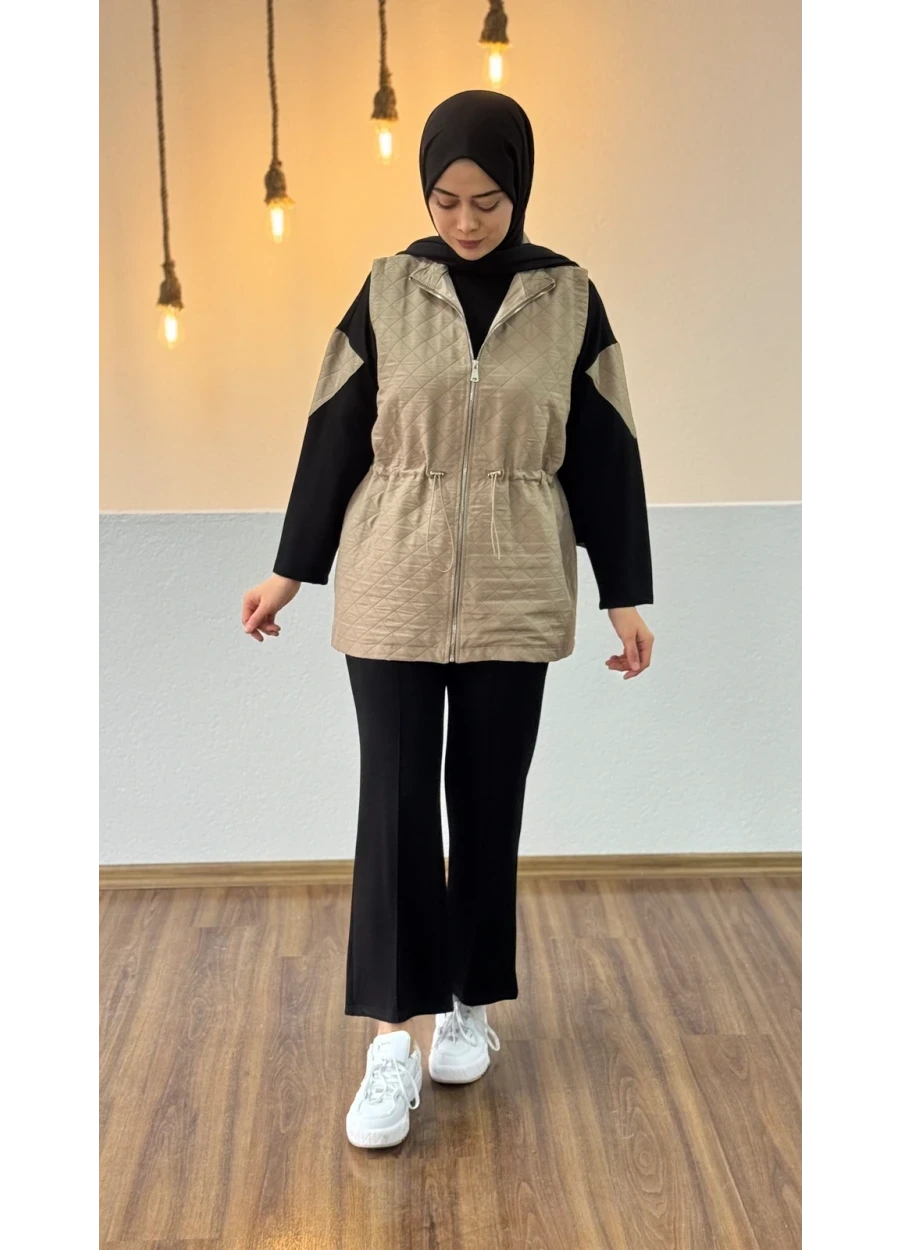 Yelekli Üçlü Takım Vizon