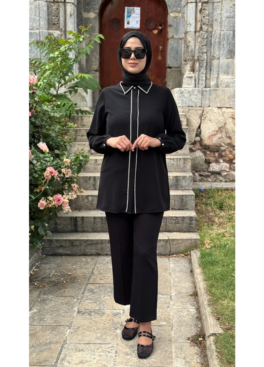 Armine Trend Gömlek Siyah