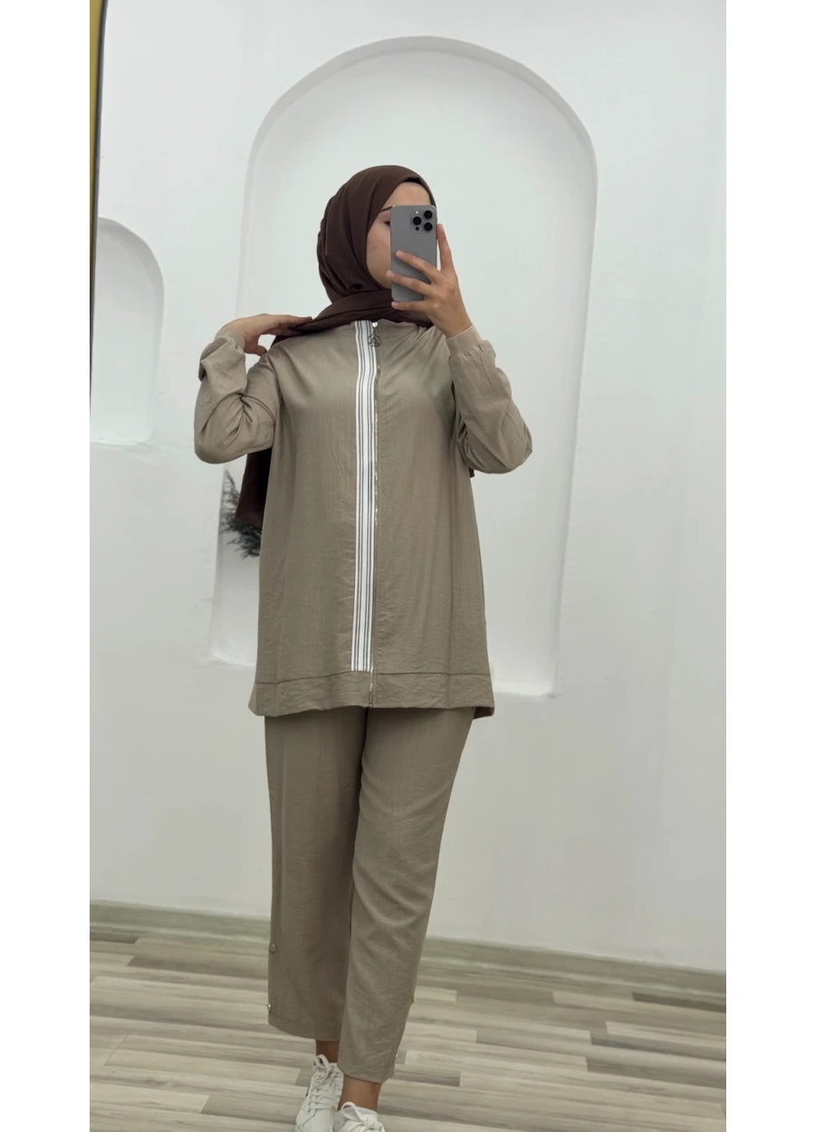 Armine Trend Şerit Detaylı Takım Taş 