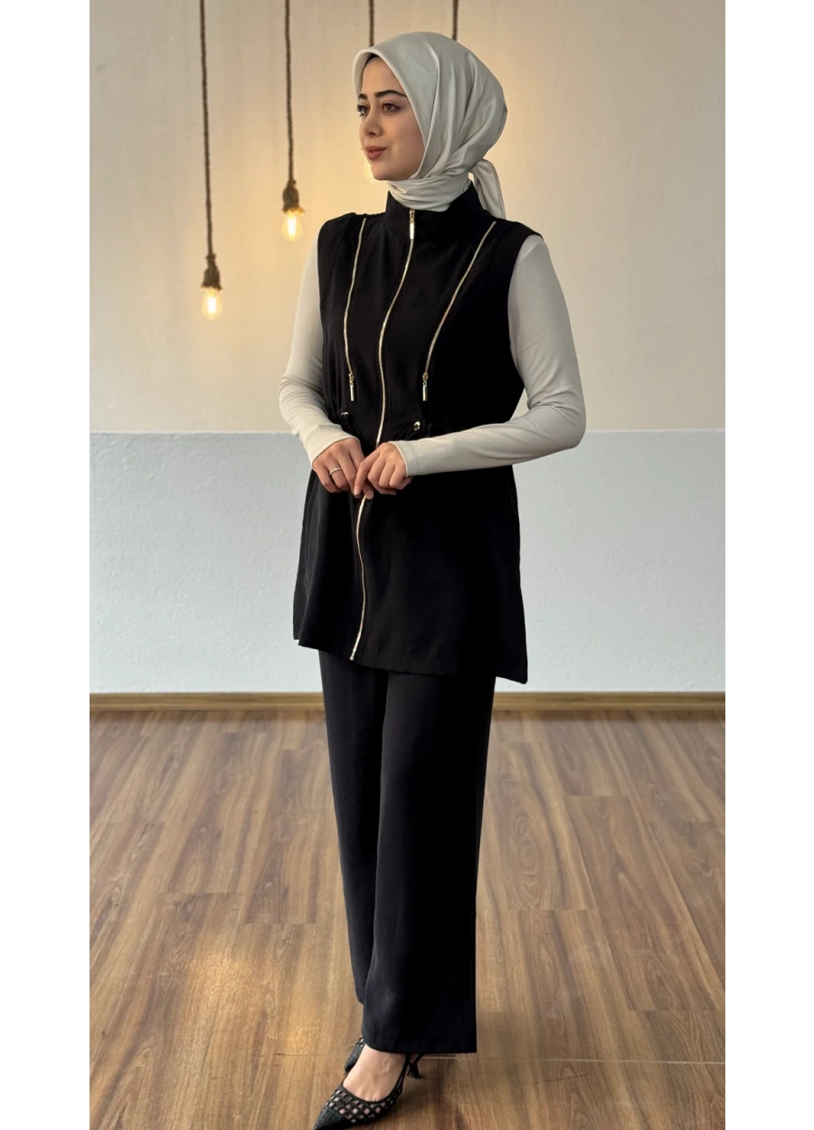 Marcha Yelekli Takım Siyah