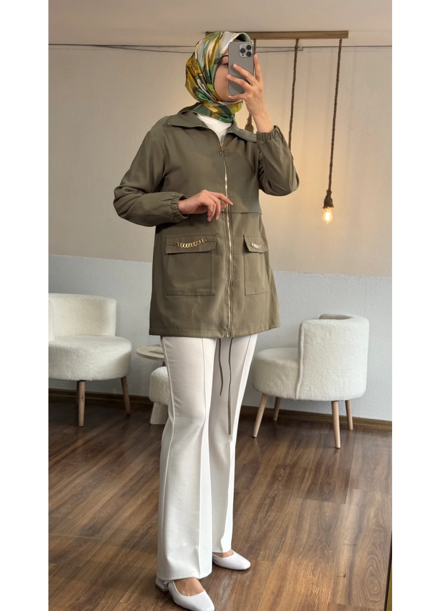 Armine Trend Cep Zincir Detay Kap Haki