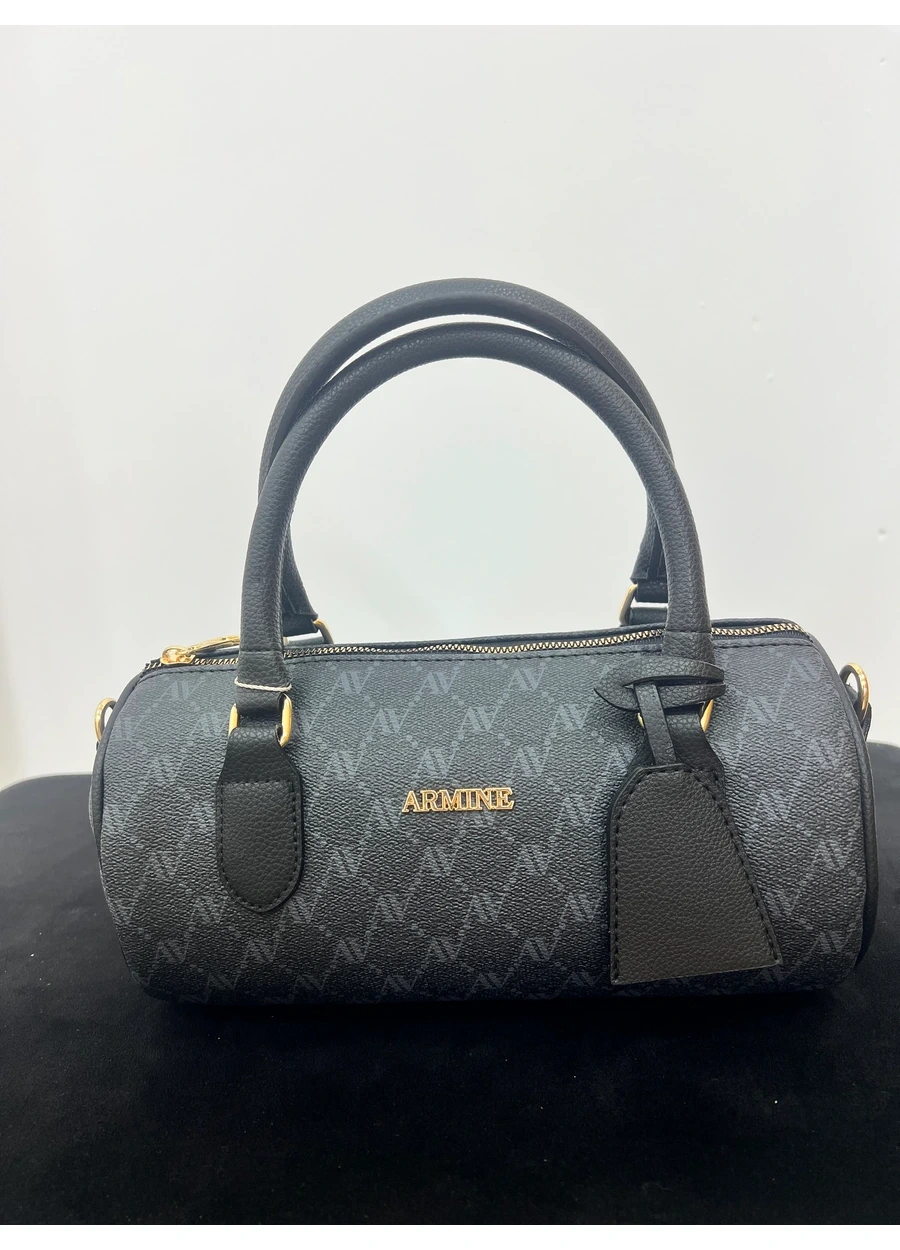 Armine 410 Bayan Çanta Siyah Noktalı