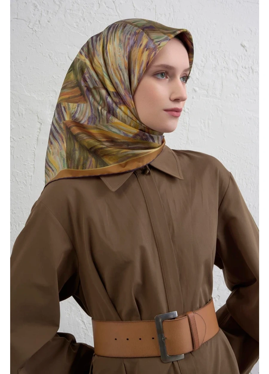 Armine Saf İpek Sura Eşarp 9430D 01